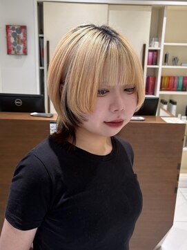 バサ 江古田店(BASSA) 前髪ぱっつん×ウルフ