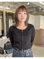 フォト 富山(foto)&nbsp;似合わせカットミディアムレイヤーハッシュカットダブルカラー