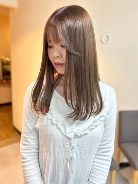 ブリッツ レボ(BLITZ-REVO) 着物ヘア/ダークアッシュ/ミディアムレイヤーカット/柏駅