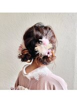 バサラ 横浜駅前店(VASARA) 横浜/着物ヘア/ツインお団子/ツインアレンジ