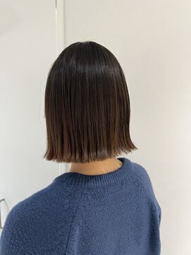 サロウィン 大宮Crest店(SALOWIN) ぱつっとボブ縮毛矯正でまとまりを！