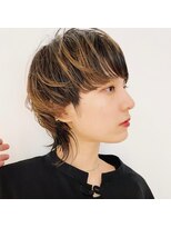 ロッソサンテ(rosso sante)&nbsp;ショートウルフ×マッシュウルフ