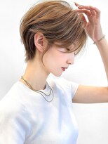 アフロート トウキョウ(AFLOAT TOKYO)&nbsp;マッシュショートボブ30代40代小顔銀座面長丸顔クールショート