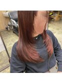 ナチュラルハイレイヤー顔まわりレイヤーミディアム