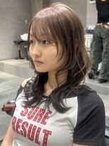 ベモ(NVEMO)&nbsp;アンブレラカラー ミルクティーベージュ レイヤーカット
