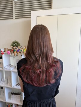 ビフィーノ イーリス 川西店(bifino iris) ピンク×グラデーションカラー♪
