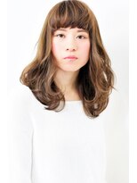 たさわ堂&nbsp;伸ばしかけふわミディ◆厚めバング◆ラブミディ◆朝らくスタイル