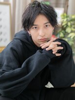 カバーヘア ブリス 戸田公園西口店(COVER HAIR bliss)&nbsp;爽やか黒髪でモテ*センターパートマッシュa戸田公園10代20代30代