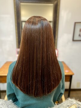 ミーノ(mieno) 髪質改善ストレートとカラー