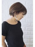 トレンド感を出すことができるセンターパート。