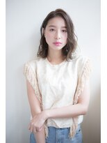 クシュ 所沢東口店(kusyu...)&nbsp;シークレットハイライト×透けバング×ブルーグレージュ×所沢