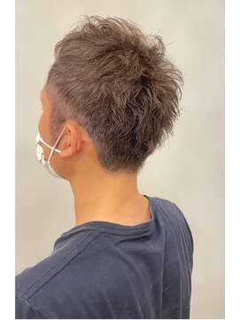 TJ天気予報 1t 津島店 ツーブロック×パーマ