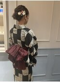 お祭りシニヨン