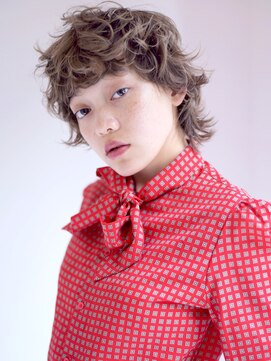 アルバム 銀座(ALBUM GINZA) 無造作ショート_外ハネボブセクションカラー_68859