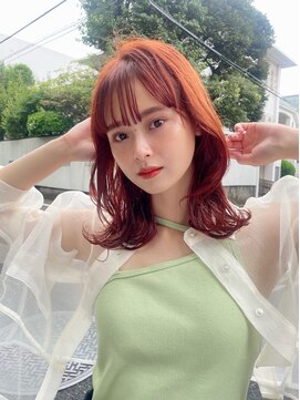 ガーデン オオタカノモリ(garden otakanomori) くびれヘア デザインカラー ペールベージュ 外ハネボブ c