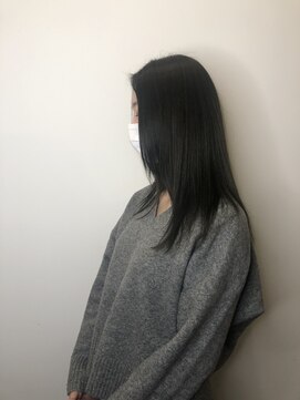 ゼンドットカラスマ(Zen.karasuma) 黒髪×地毛風ストレート