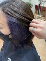 アズールサン 草加西口店(azule-sun) イヤリングカラー　紫系