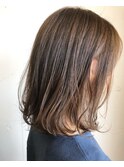 3Dハイライト、ベージュ、ボブ