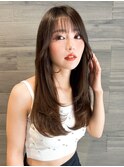 【Lond ambre】五島巨幹 韓国風/フェイスレイヤー/クビレヘアーT