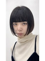 ウェイトデザイン 厚めフルバングボブ