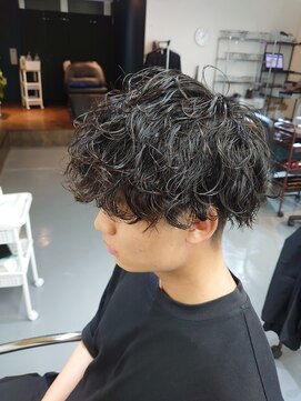 アヤメ(ayame) メンズ波巻きパーマスパイラルミックス【東久留米8】
