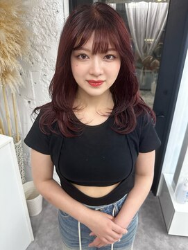 リア(riah) 大人可愛いザクザクレイヤースタイル♪
