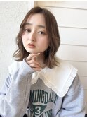可愛らしさ溢れるゆるふわボブ