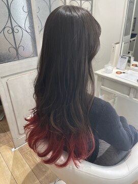 ルシードスタイル グローバルディー 稲毛店(LUCIDO STYLE GLOBAL.D) 裾カラー/ツートンカラー【稲毛】