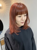 ヴェルダ 池袋店(verda)&nbsp;ハイライトカラーレッドカラー