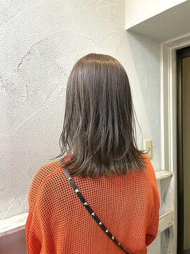 クオーレ(CUORE) 外ハネミディアムボブ スタイル