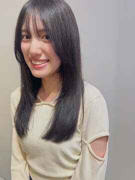 ローレンジウ(LOREN JU) 透明感髪質改善ベージュダブルカラーミルクティーグレージュ