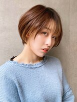 リノショアーズ 日本大通り店(RINOSHORES)&nbsp;ショートヘア/前髪あり/ひし形ショートボブ/ハイライトカラー