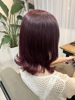 ニジヘアー(Nizi hair)&nbsp;ボルドーカラー／ブリーチなしダブルカラー