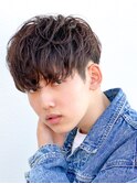 マッシュ/メンズパーマ/メンズサロン/眉毛サロン/スペインカール