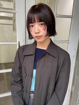 カシェ ナカザキ(CACHE NAKAZAKI) ミニボブ/姫カット/ブラウンカラー