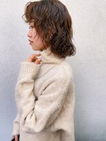 フェンヘアーアイス 中目黒(Fen.hair ici)&nbsp;★くせ毛風カールニュアンスパーマデジタルパーマ前髪小顔