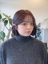 エンリッチヘア(enrich hair)&nbsp;10代20代女性らしいナチュラルラベンダーベージュスタイル