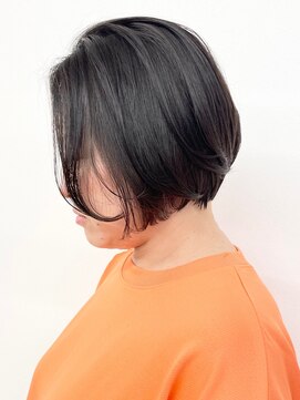 モリオフロムロンドン 松戸店(Morio from London) 【松戸 松田】黒髪ショートおさまりショートボブスタイル