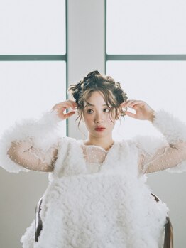 ヘアメイクアンドセットサロン リッコ(Hair make&set salon Ricco)の写真/【梅田・茶屋町】思い出に残る結婚式・推し活・イベントもプロのセットで華やかに♪《ヘアセット¥2500～》