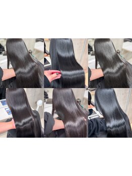 1人1人の髪質や癖に合わせたオーダーメイド縮毛矯正＊広がりや癖を抑え、艶髪を実現します！