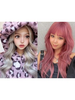 即予約OK【カラー￥4990/Wカラー￥9990】【期間限定の巻ける最高級エクステ60本￥10990／80本￥16990】