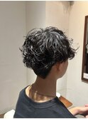 シャドウパーマ/刈り上げマッシュ/ショートマッシュ