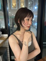 パーク(PAAQ)&nbsp;ショートウルフ /モカブラウン