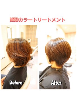 ヘアー リタ ベーシック(hair) カット + 髪質改善 M3Dカラートリートメント