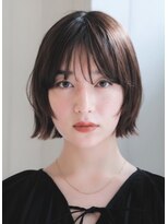 ガーデン ジングウマエ(GARDEN jingumae)&nbsp;丸みボブ/切りっぱなし/フェイスレイヤー/黒髪/似合わせカット