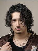 サーフカールテーパーフェードジェントルショートガイルヘア眉毛