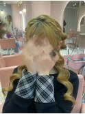 リボンくるみヘア