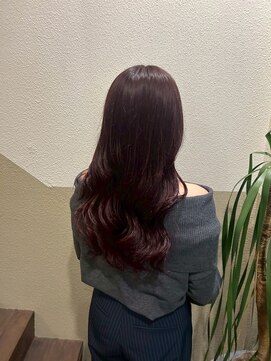 リアン(Lien) 韓国風ウェーブ巻き色っぽピンクブラウン/20代30代40代