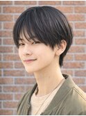 マッシュショート前下がりマッシュ短めバングビジネスショート