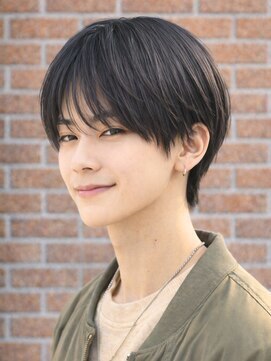 ビューティースペースラルジュヘアー(Beauty Space Large hair) マッシュショート前下がりマッシュ短めバングビジネスショート